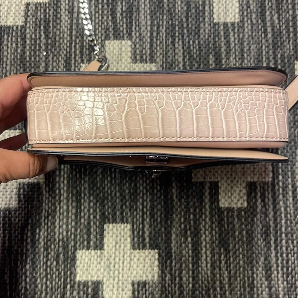 Top Shop Mauve Handbag With Chain Strap - Picture 5 of 6